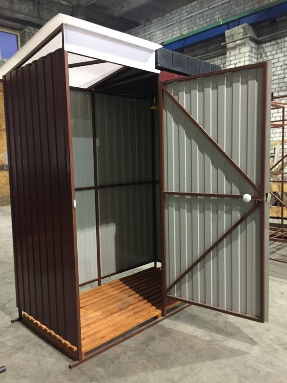 кабина для душа из профнастила